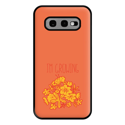 I'm Growing - Floral Phone Case for Galaxy S10e