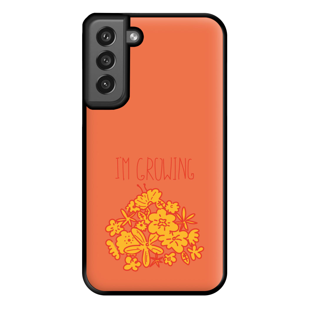 I'm Growing - Floral Phone Case for Galaxy S21FE