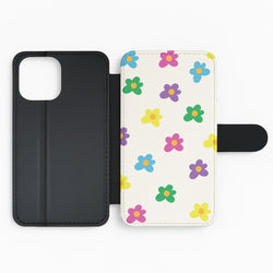 Cute Flower Pattern - Floral Flip Phone Case