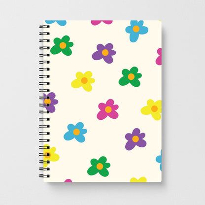 Cute Flower Pattern - Floral Notebook