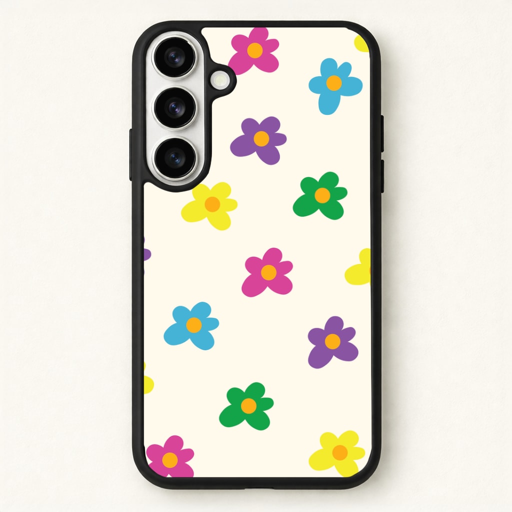 Cute Flower Pattern - Floral Phone Case for Galaxy S26 Plus