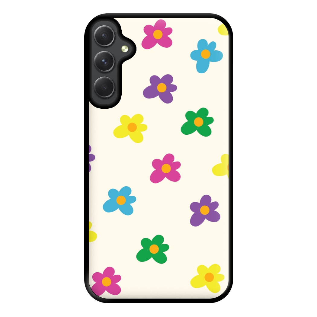 Cute Flower Pattern - Floral Phone Case for Galaxy A14