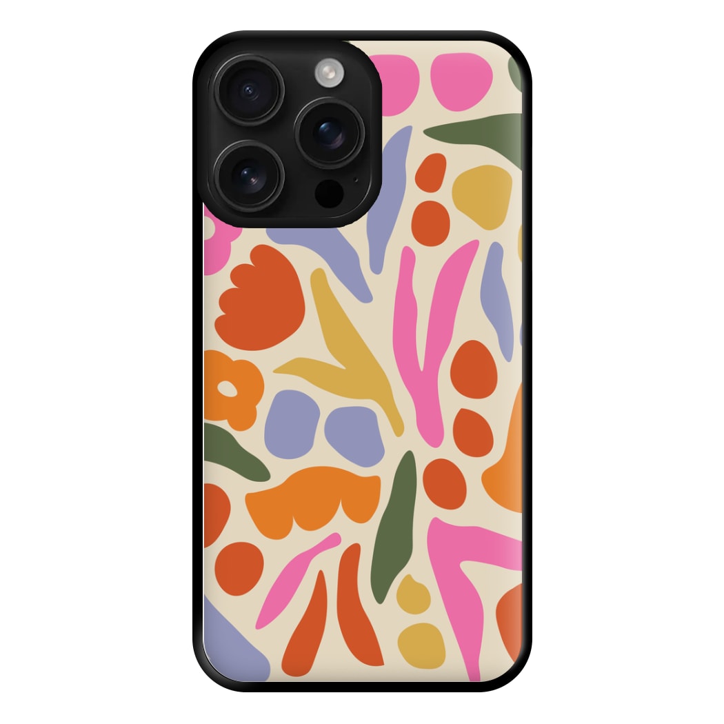 Abstract Floral Pattern - Floral Phone Case