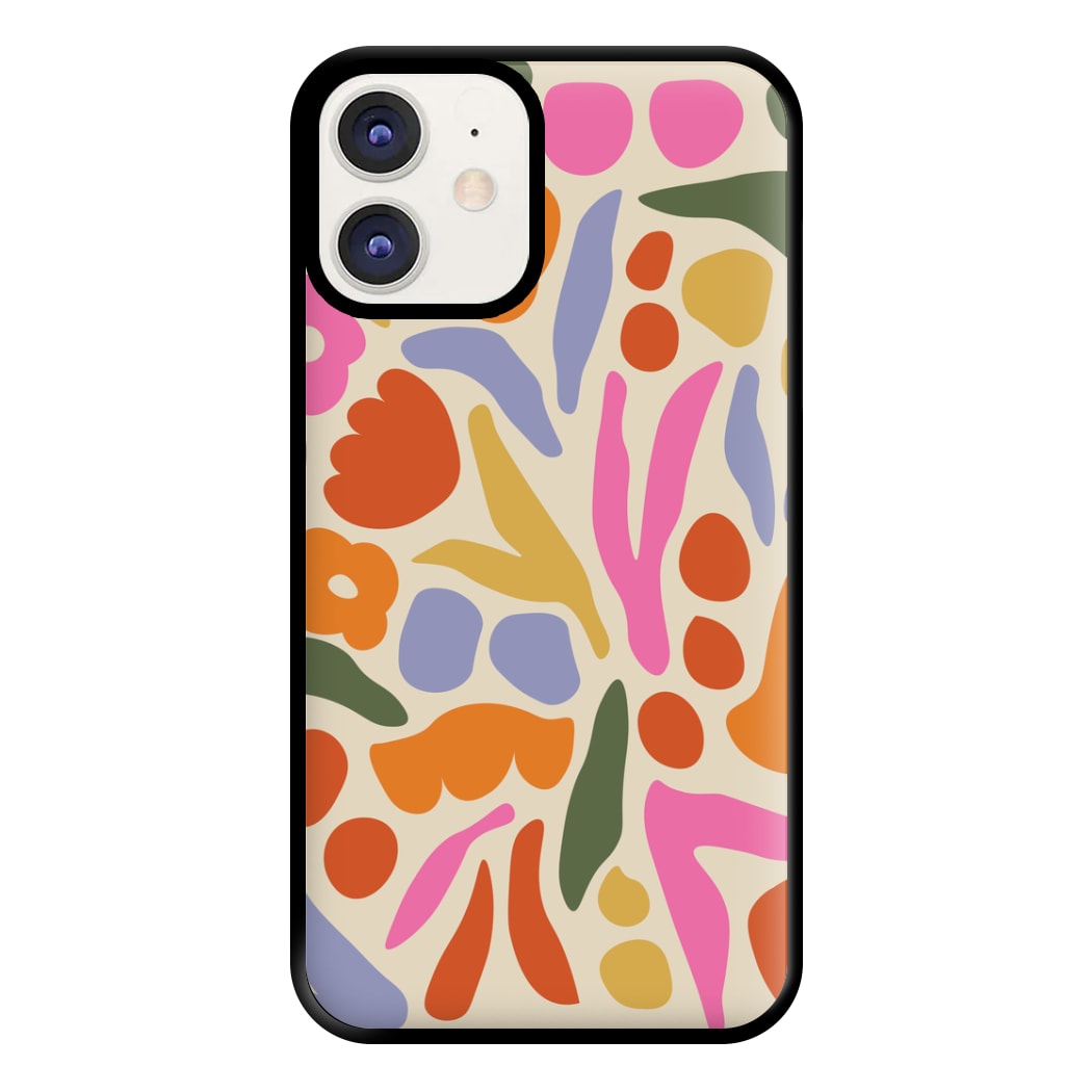 Abstract Floral Pattern - Floral Phone Case for iPhone 11