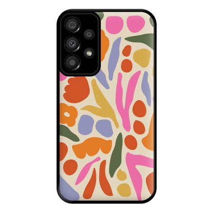 Abstract Floral Pattern - Floral Phone Case for Galaxy A33