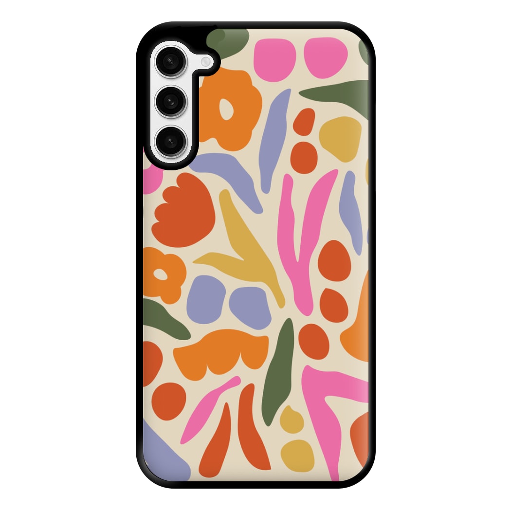 Abstract Floral Pattern - Floral Phone Case for Galaxy S23 Plus