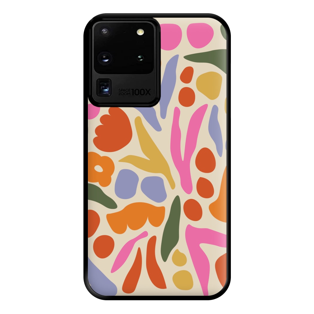 Abstract Floral Pattern - Floral Phone Case for Galaxy S20 Ultra