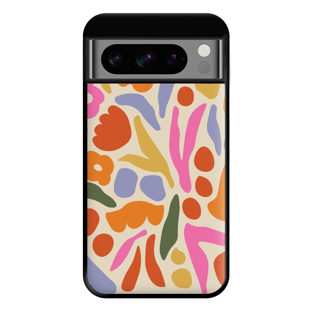 Abstract Floral Pattern - Floral Phone Case for Google Pixel 8 Pro