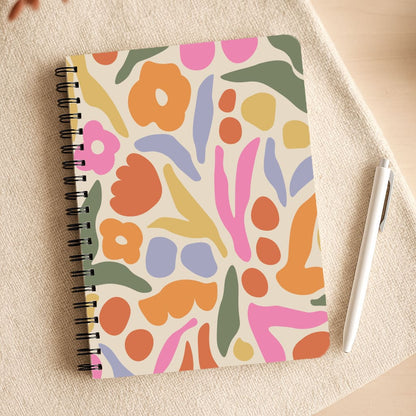 Abstract Floral Pattern - Floral Notepad