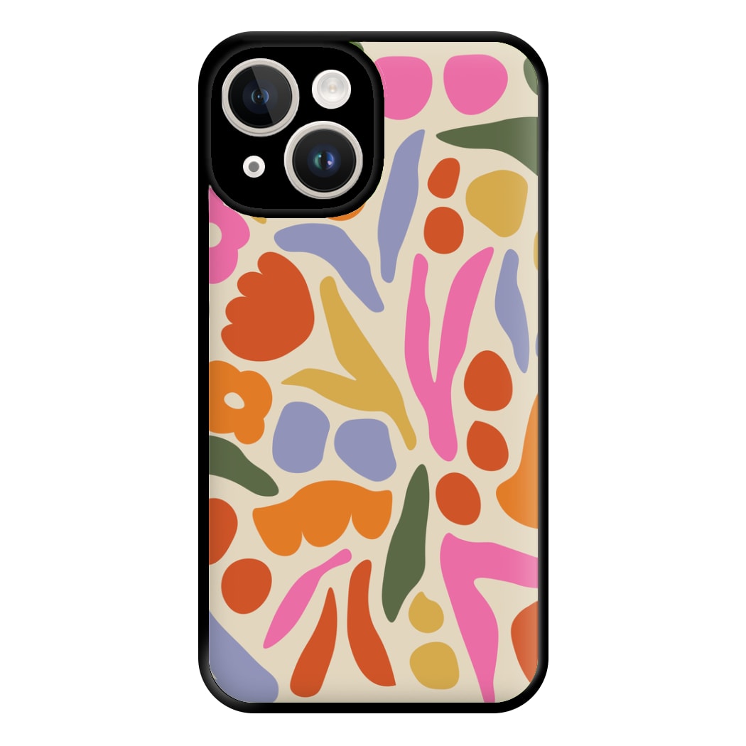 Abstract Floral Pattern - Floral Phone Case for iPhone 14