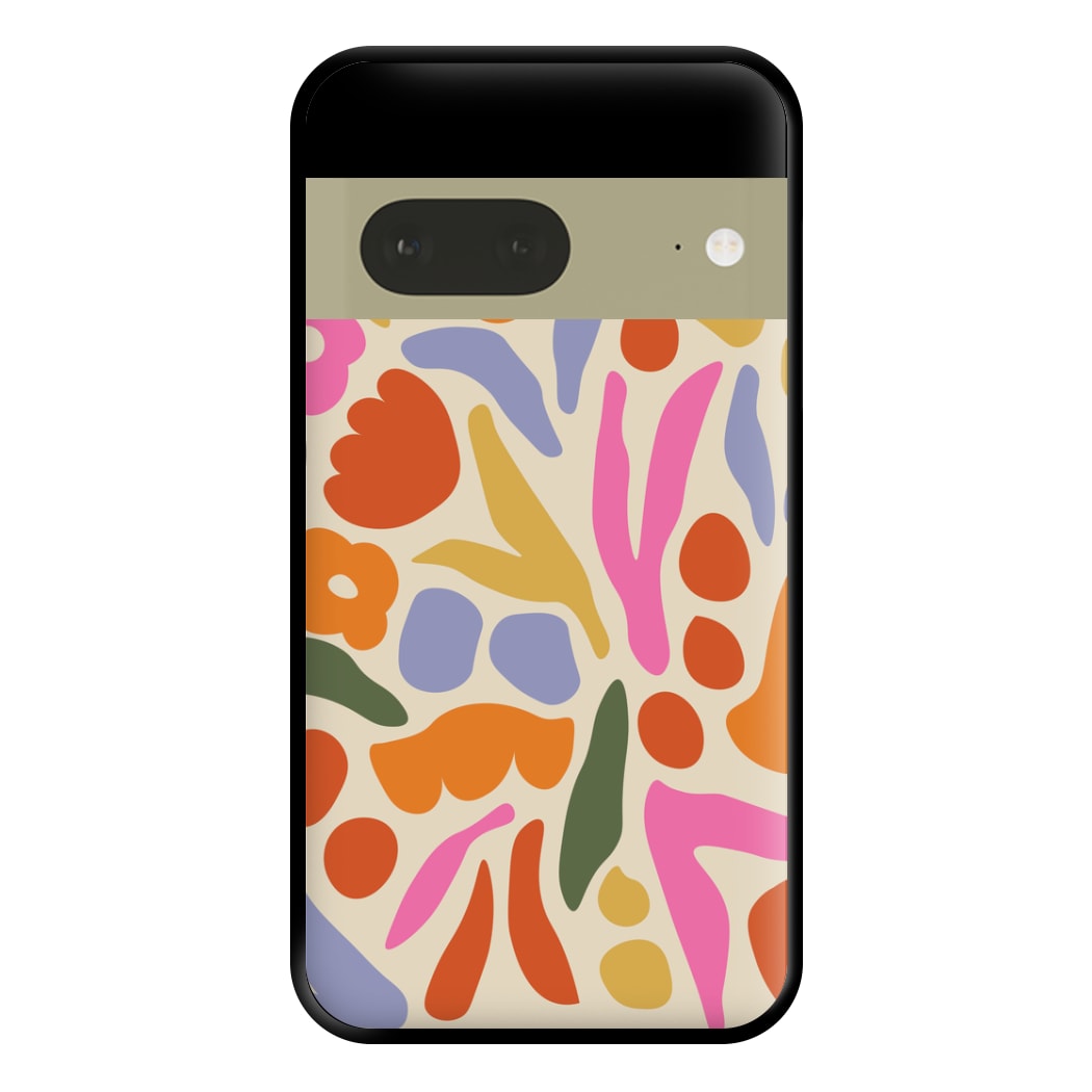 Abstract Floral Pattern - Floral Phone Case for Google Pixel 7a