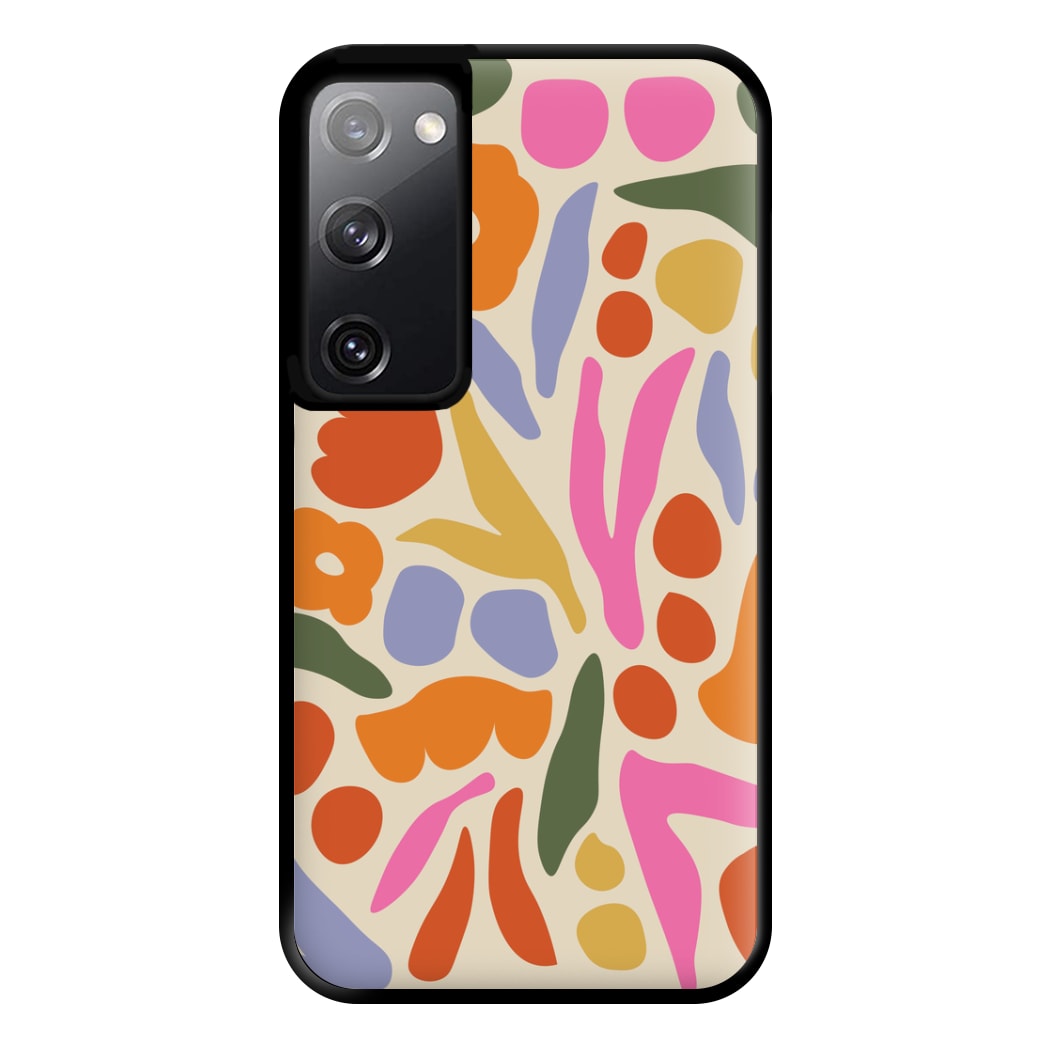 Abstract Floral Pattern - Floral Phone Case for Galaxy S20