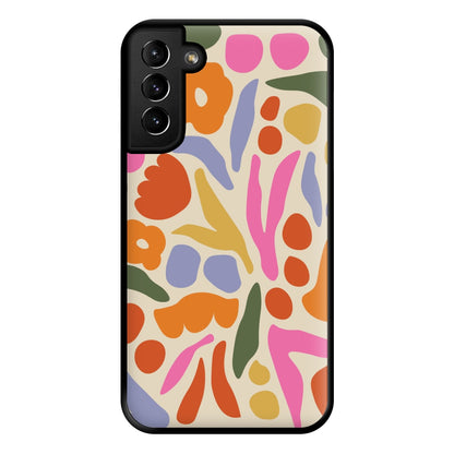 Abstract Floral Pattern - Floral Phone Case for Galaxy S21 Plus