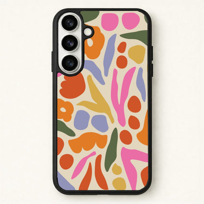 Abstract Floral Pattern - Floral Phone Case for Galaxy S26 Plus