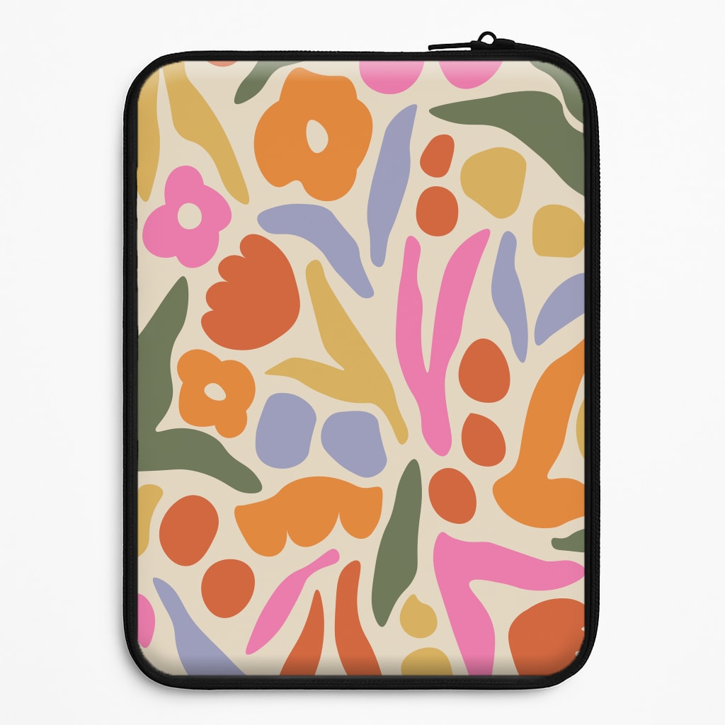 Abstract Floral Pattern - Floral Universal Laptop Sleeve