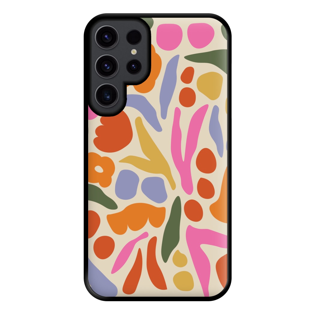 Abstract Floral Pattern - Floral Phone Case for Galaxy S23 Ultra