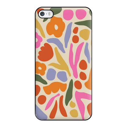 Abstract Floral Pattern - Floral Phone Case for iPhone 5 / 5s / SE 2016