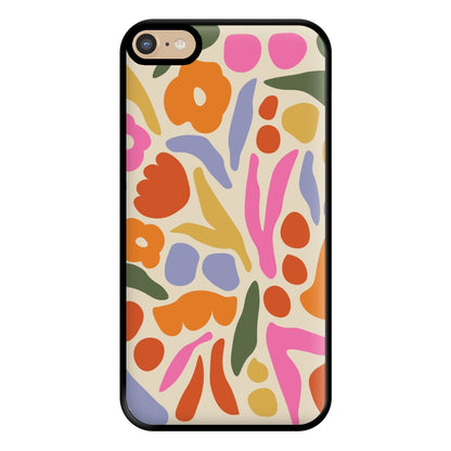 Abstract Floral Pattern - Floral Phone Case for iPhone 6 Plus / 7 Plus / 8 Plus