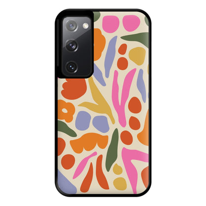 Abstract Floral Pattern - Floral Phone Case for Galaxy S20FE