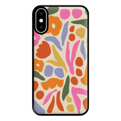 Abstract Floral Pattern - Floral Phone Case for iPhone XS Max