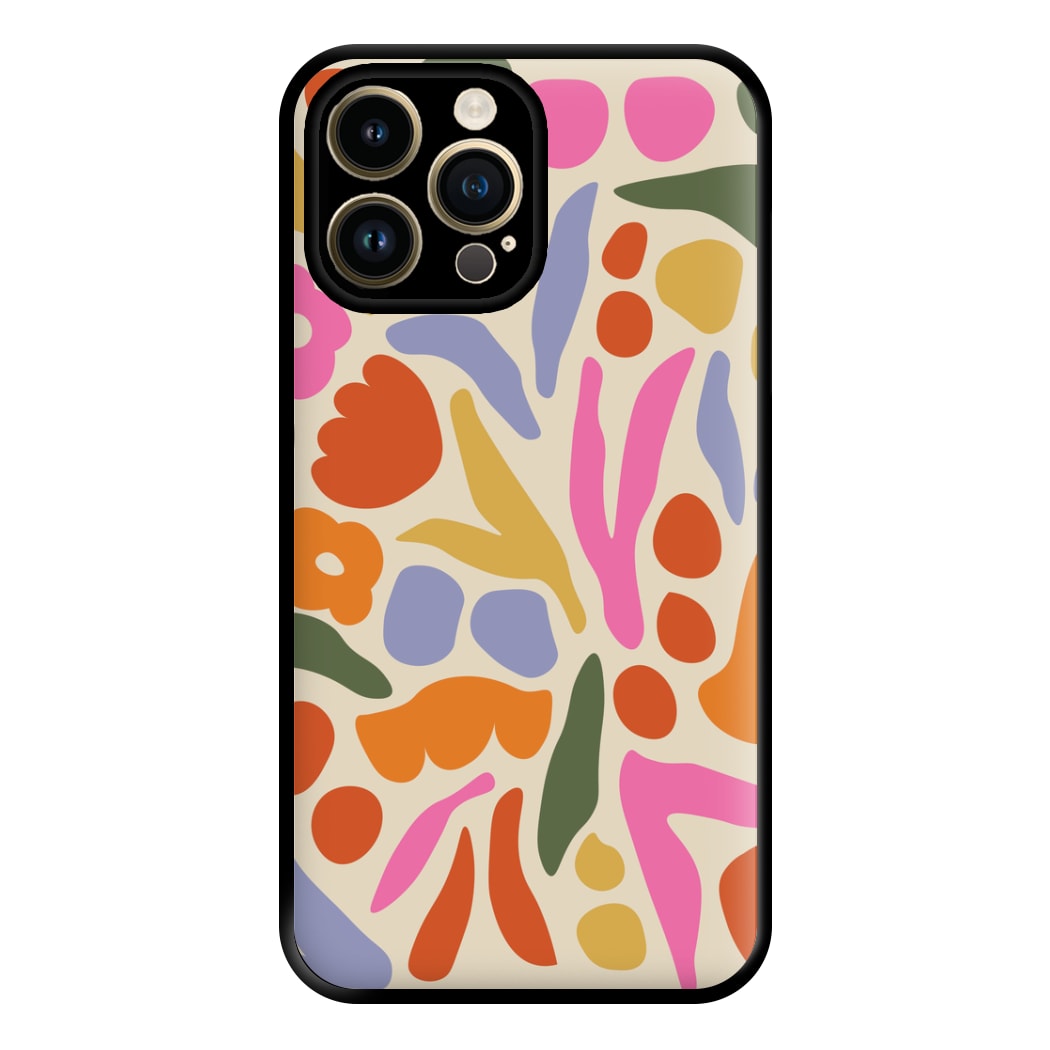 Abstract Floral Pattern - Floral Phone Case for iPhone 14 Pro Max