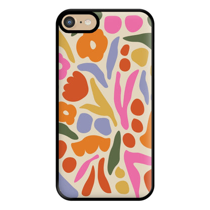 Abstract Floral Pattern - Floral Phone Case for iPhone 6 / 7 / 8 / SE