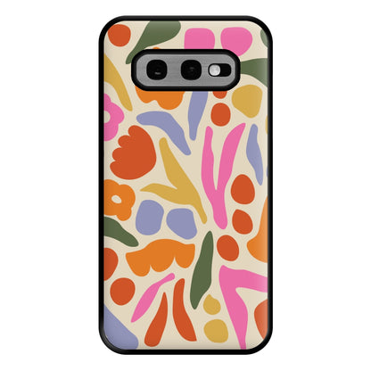 Abstract Floral Pattern - Floral Phone Case for Galaxy S10e