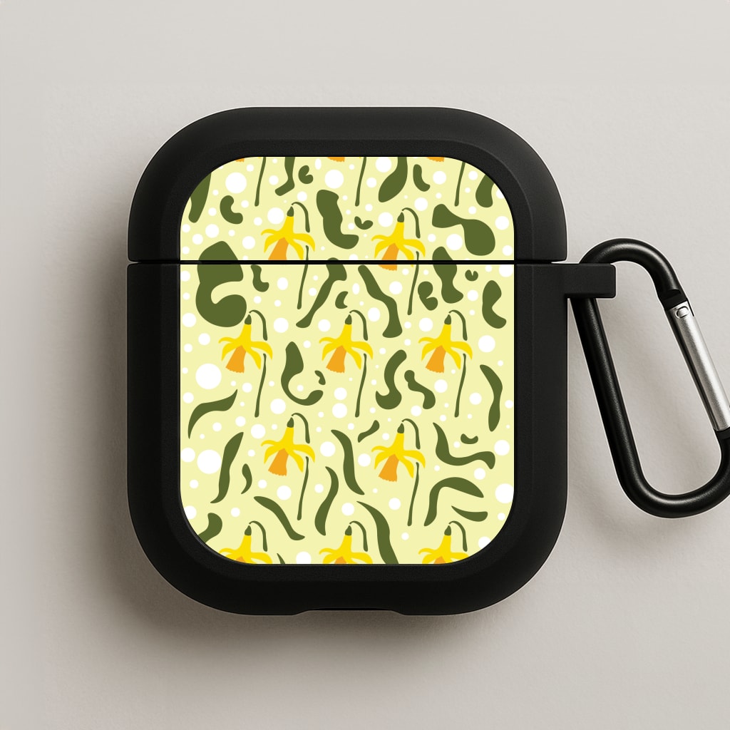Daffodil Pattern - Floral AirPods Case