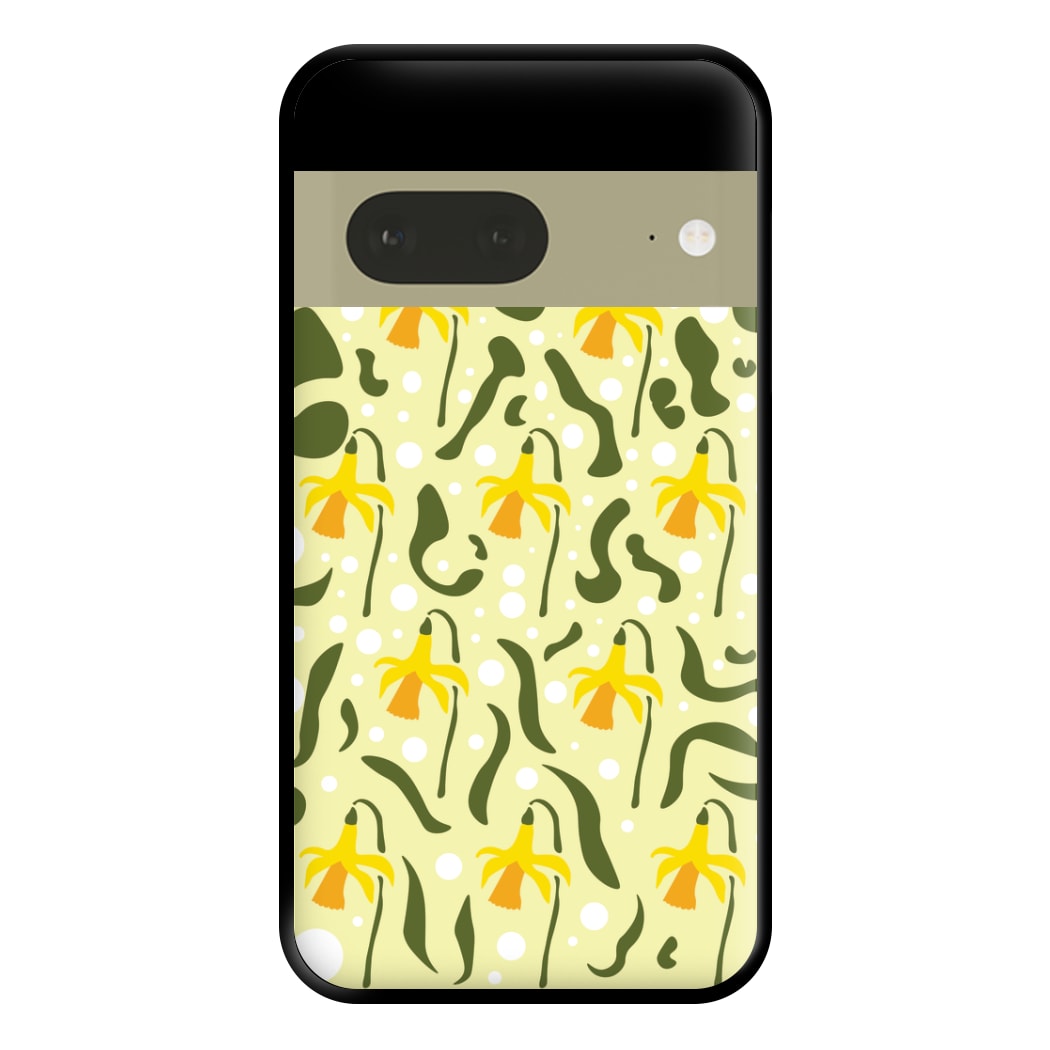 Daffodil Pattern - Floral Phone Case for Google Pixel 7a