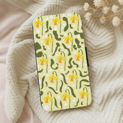 Daffodil Pattern - Floral Flip / Wallet Phone Case 5