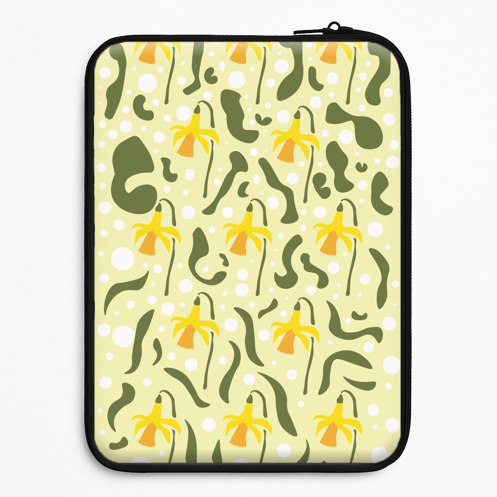 Daffodil Pattern - Floral Universal Laptop Sleeve