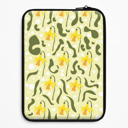 Daffodil Pattern - Floral Universal Laptop Sleeve