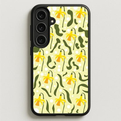Daffodil Pattern - Floral Phone Case for Galaxy S25FE