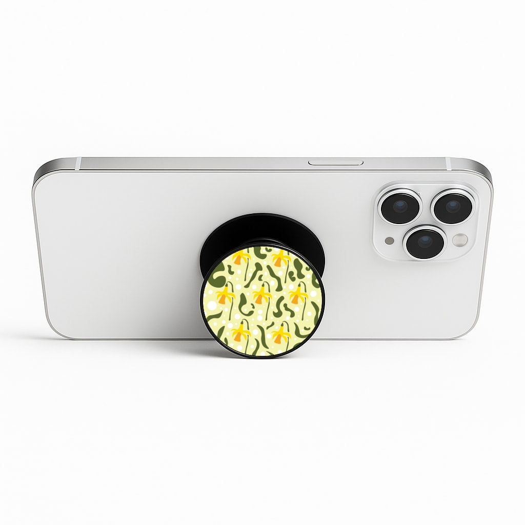 Daffodil Pattern - Floral Phone Stand