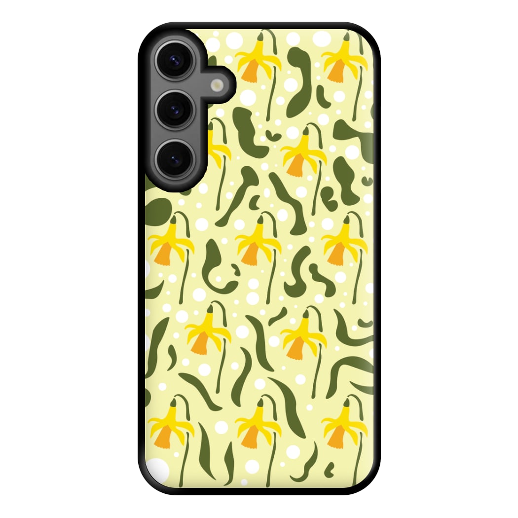 Daffodil Pattern - Floral Phone Case for Galaxy S23FE