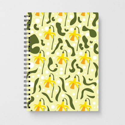 Daffodil Pattern - Floral Notebook