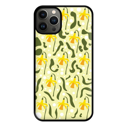 Daffodil Pattern - Floral Phone Case for iPhone 13