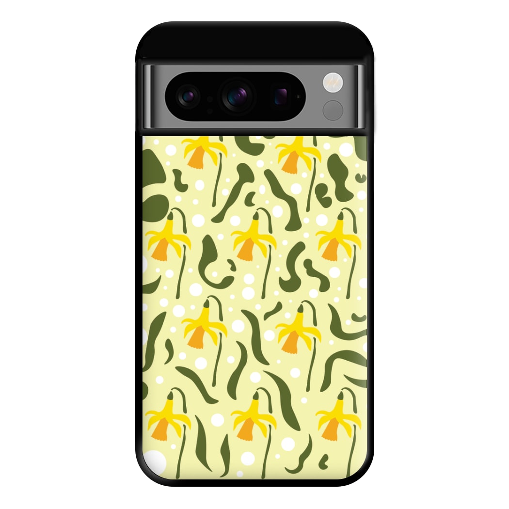 Daffodil Pattern - Floral Phone Case for Google Pixel 8 Pro