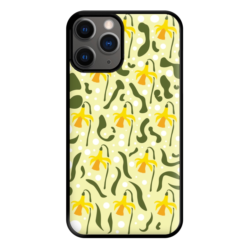 Daffodil Pattern - Floral Phone Case for iPhone 12 Pro Max