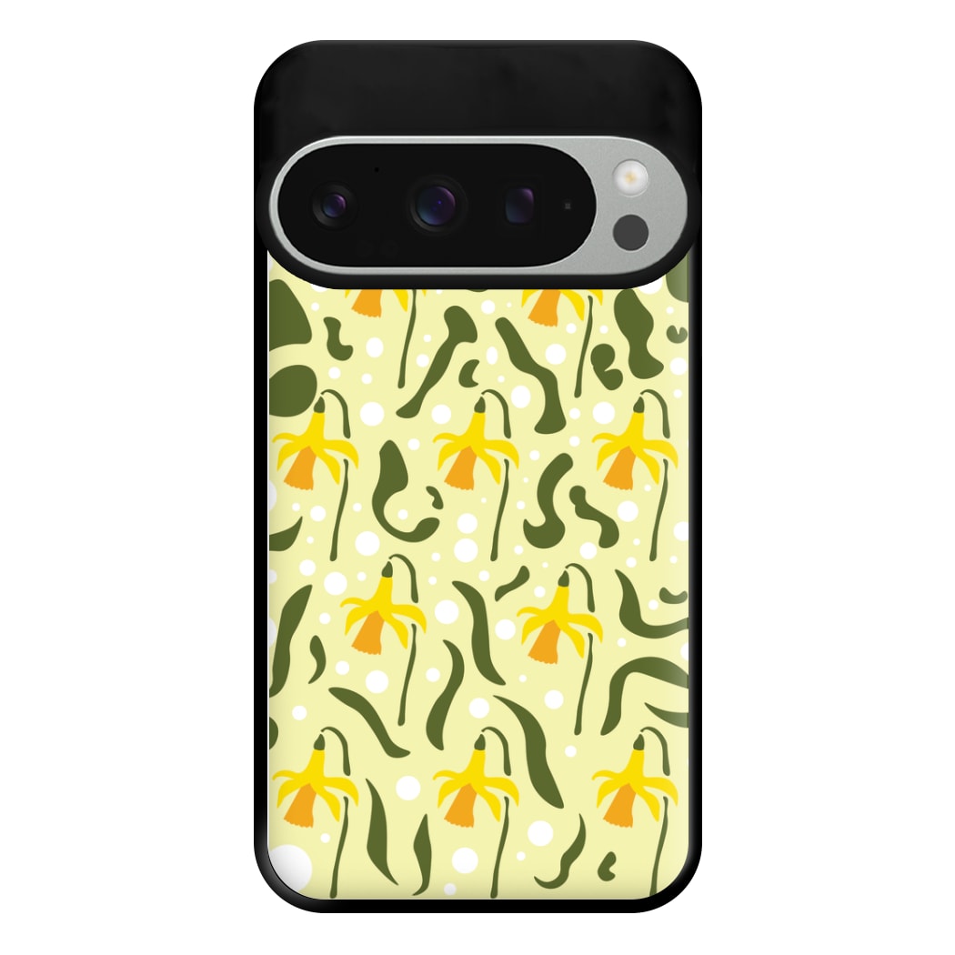 Daffodil Pattern - Floral Phone Case for Google Pixel 9 Pro XL