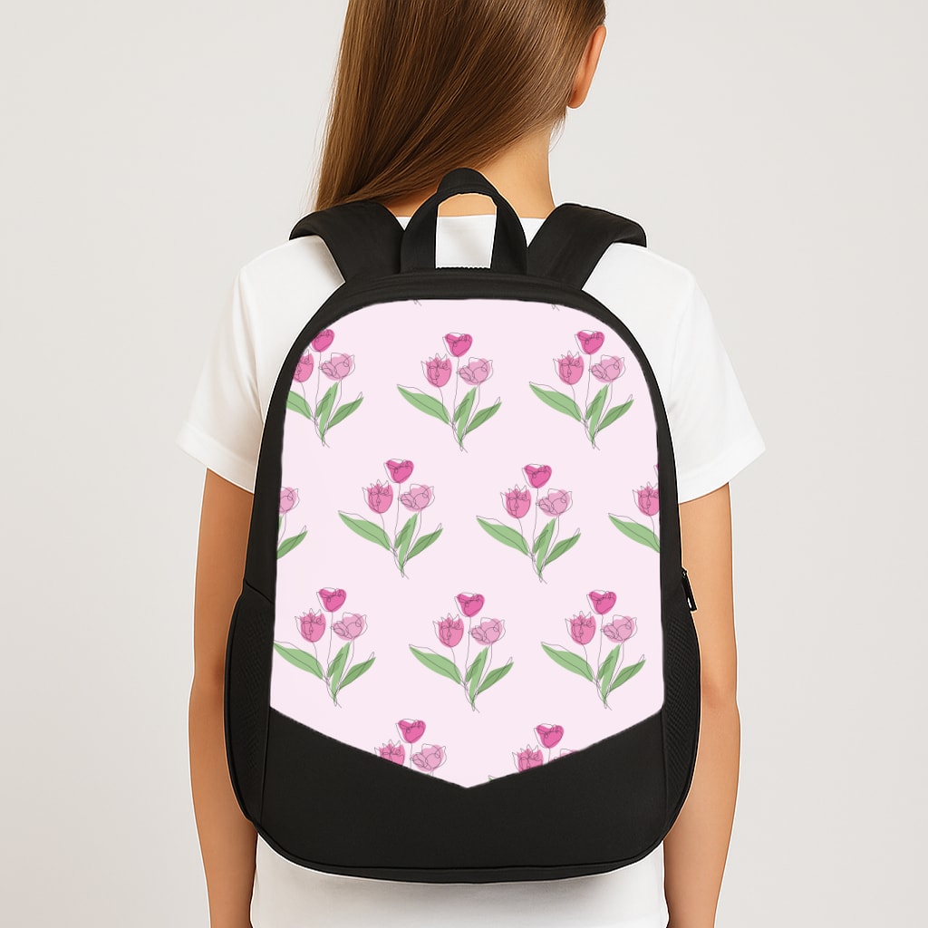 Pink Pattern - Floral Backpack