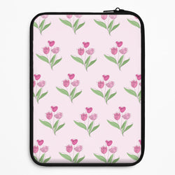 Pink Pattern - Floral Laptop Sleeve