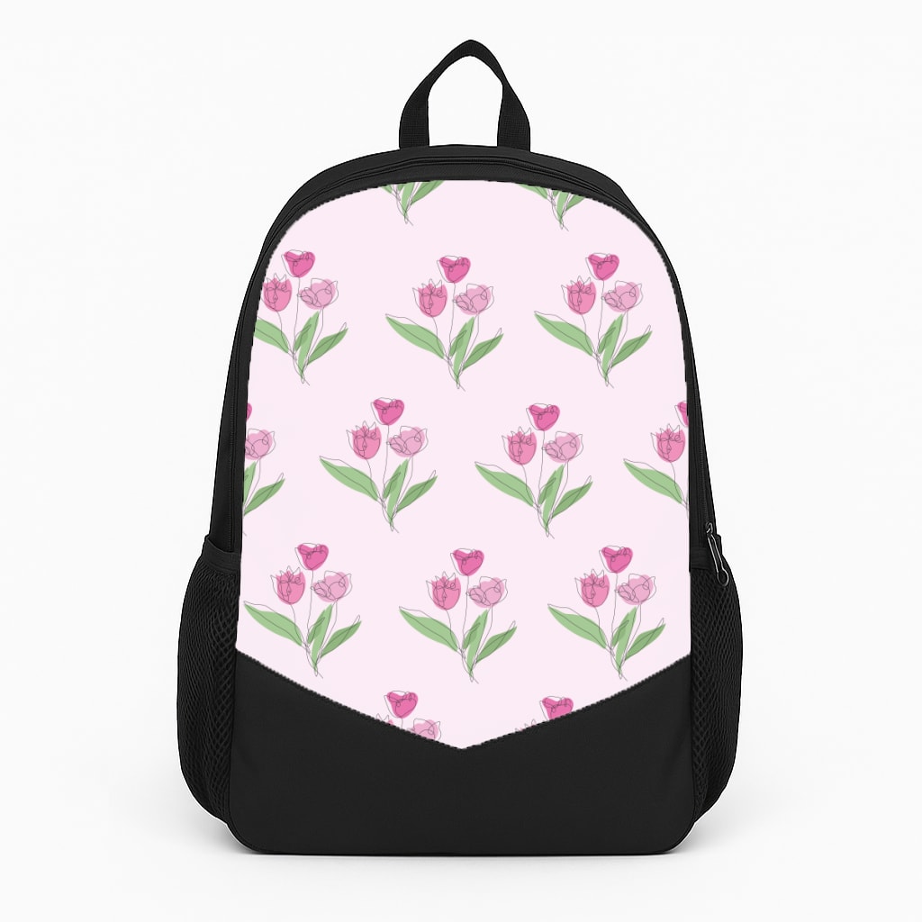 Pink Pattern - Floral Backpack