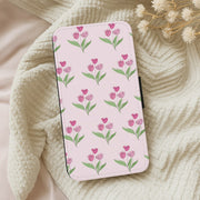 Pink Pattern - Floral Flip / Wallet Phone Case 7