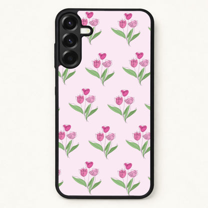 Pink Pattern - Floral Phone Case for Galaxy A17