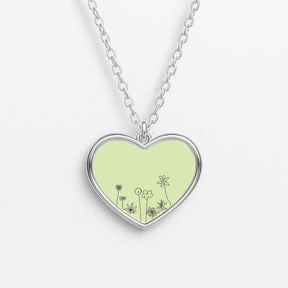 Floral Outline - Floral Necklace