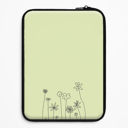 Floral Outline - Floral Universal Laptop Sleeve