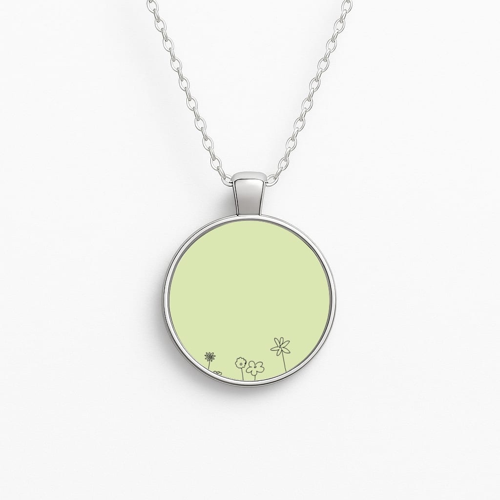 Floral Outline - Floral Necklace