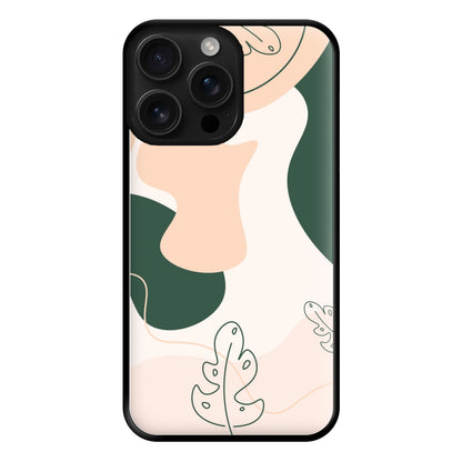 Abstract Leafs - Floral Phone Case for iPhone 16 Pro Max