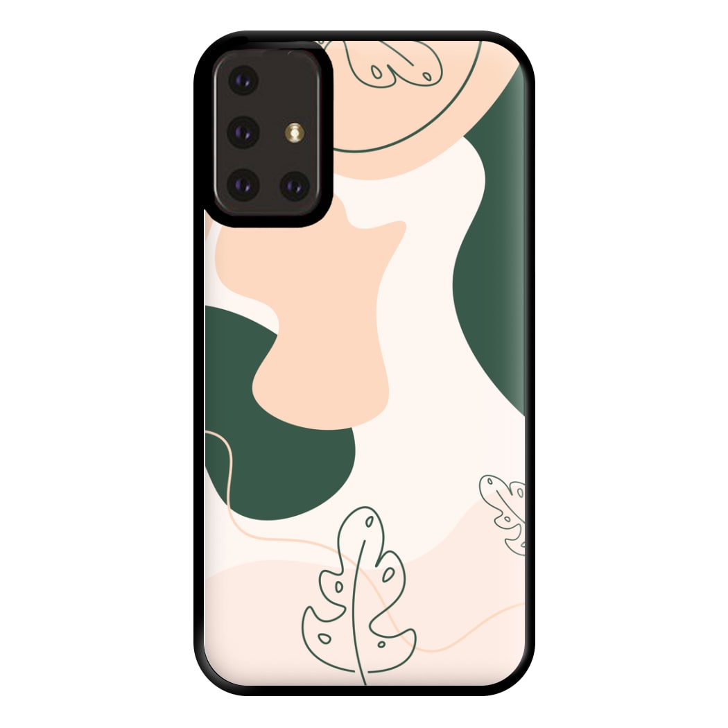 Abstract Leafs - Floral Phone Case for Galaxy A71